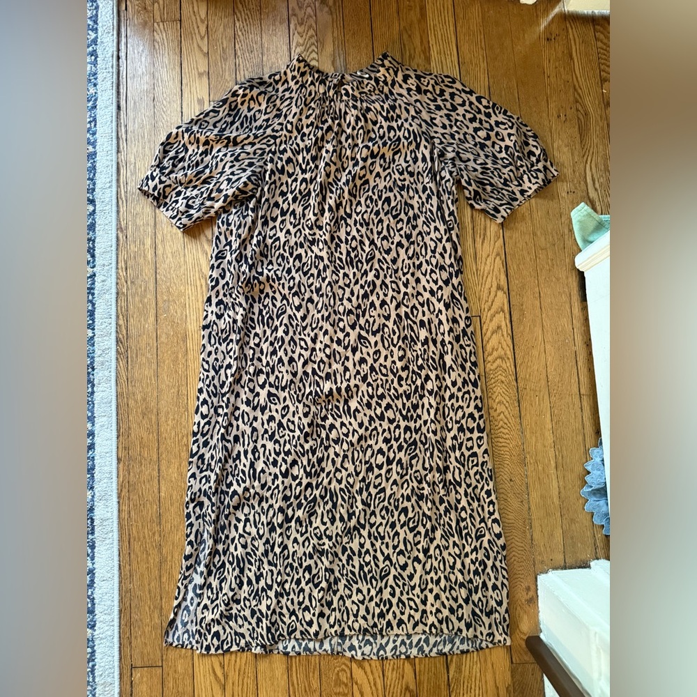 Anthropologie Animal Print Midi Dress - Size Medium